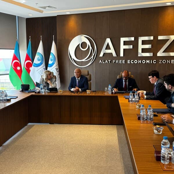 The Chairman of the Board of AFEZ Authority met with the EU Special Representative for Central Asia